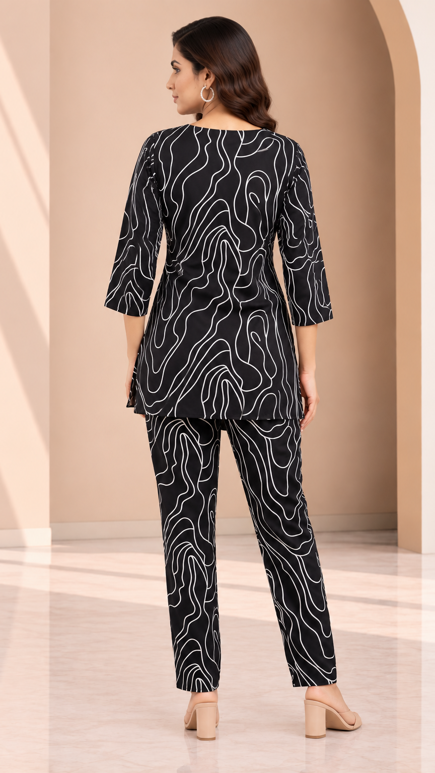 2 Piece Coord Set | Black | REET by Bunaiganj