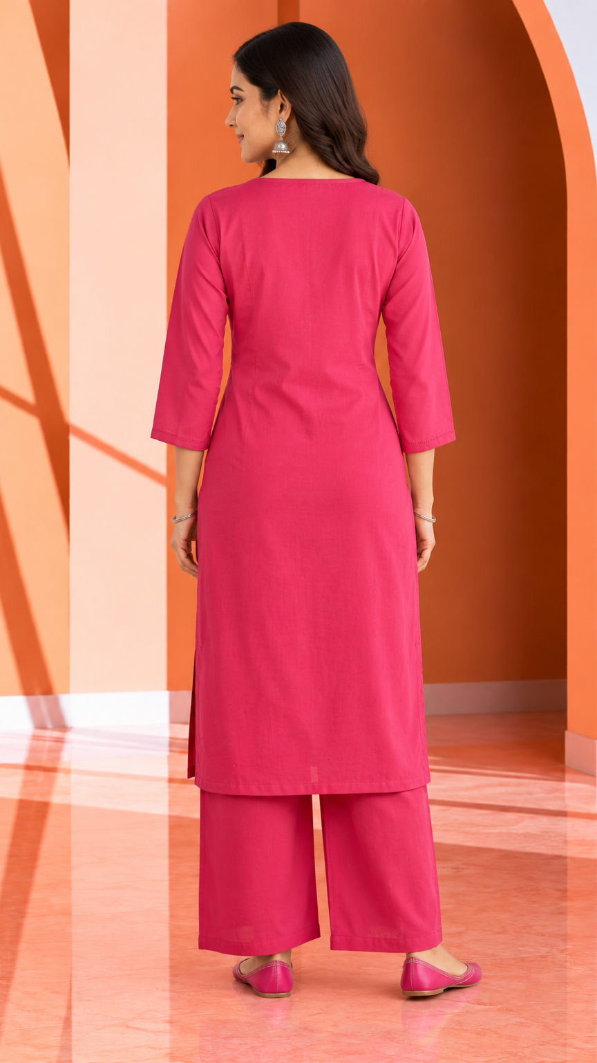 Long Kurti | Chikankari | REET by Bunaiganj
