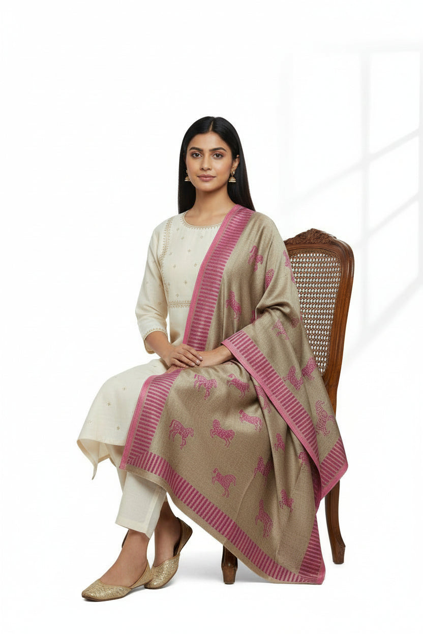 Double Sider Horse Stole