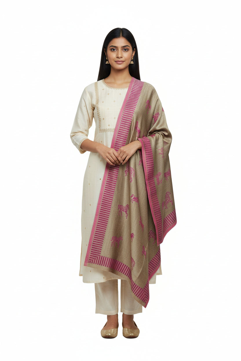 Double Sider Horse Stole