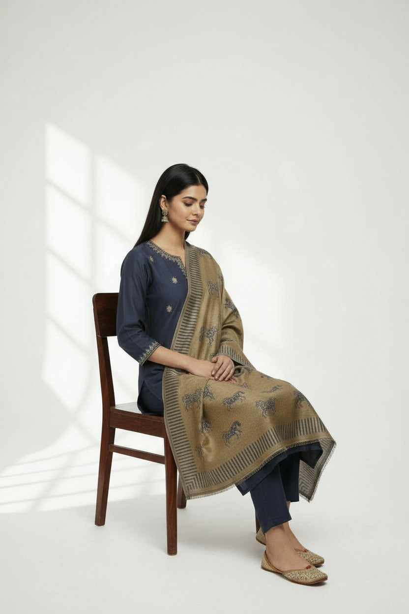 Double Sider Horse Shawl